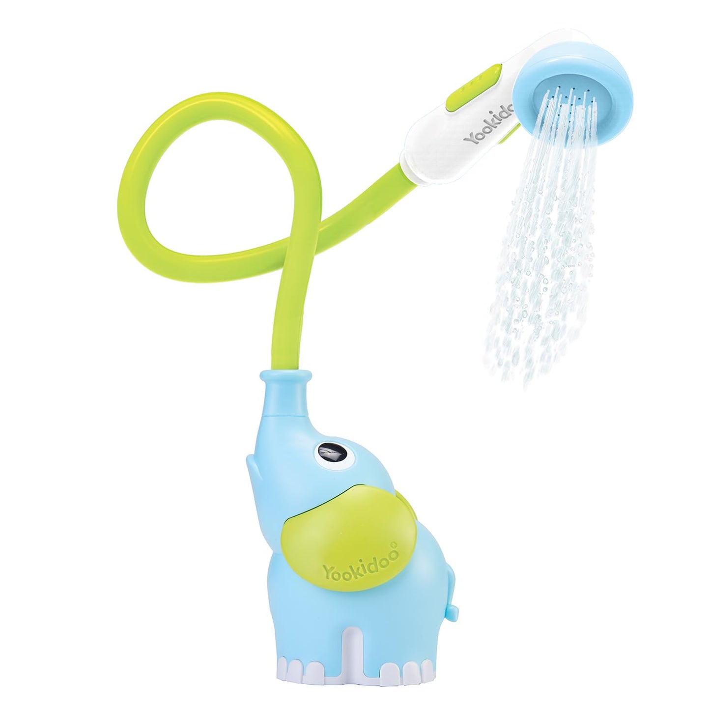 Yookidoo Baby Bath Shower Head - Elephant Bath Toy and Trunk Spout Rinser - for Newborn Babies in Tub Or Sink (Pink)
