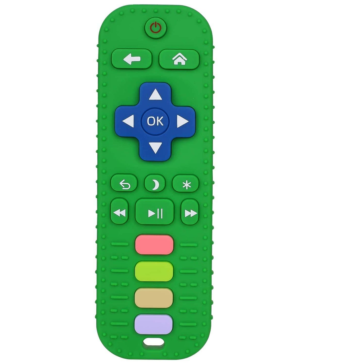 Chuya Baby Teether Toy Chew Toy for Babies 3-24 Months TV Remote Control Shape Teething Relief Baby Toys for Infants (Black)